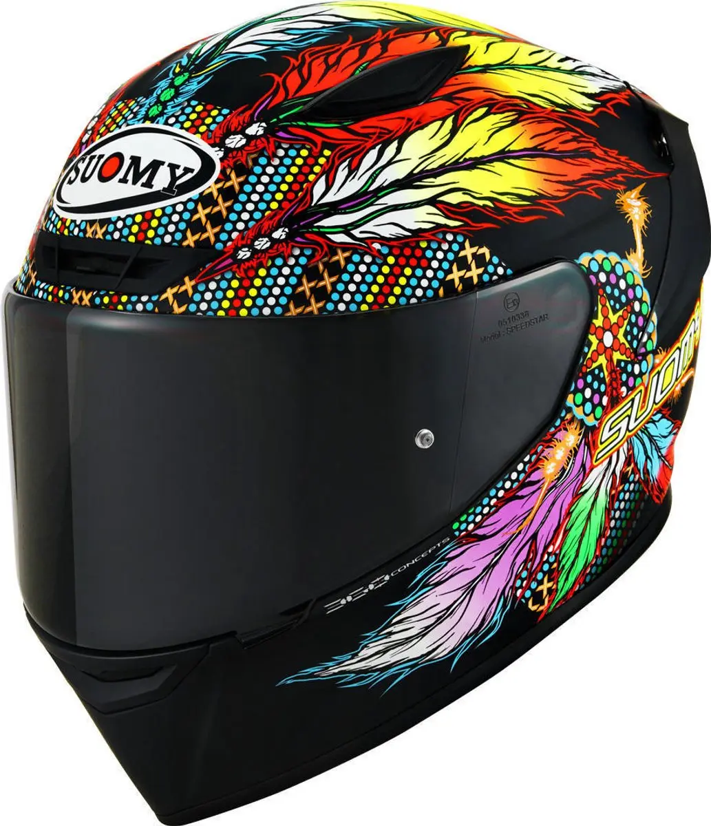 Suomy Track-1 Chieftain Multi Mat Zwart 2023 Integraalhelm