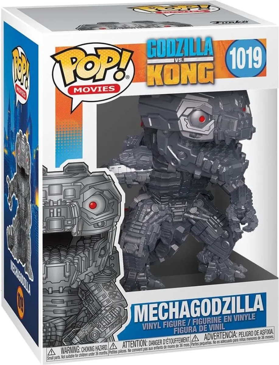 Funko Godzilla Vs Kong POP! Mechagodzilla Metallic FUN51287 - 9cm Grijs