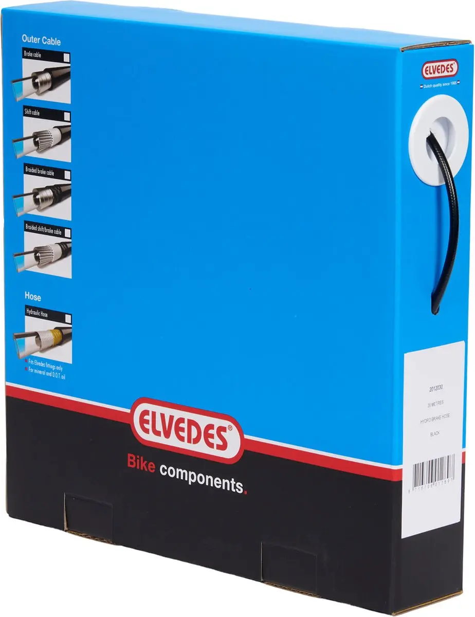 Elvedes Remleiding Kevlar - 20m Zwart - afbeelding 3 van 4