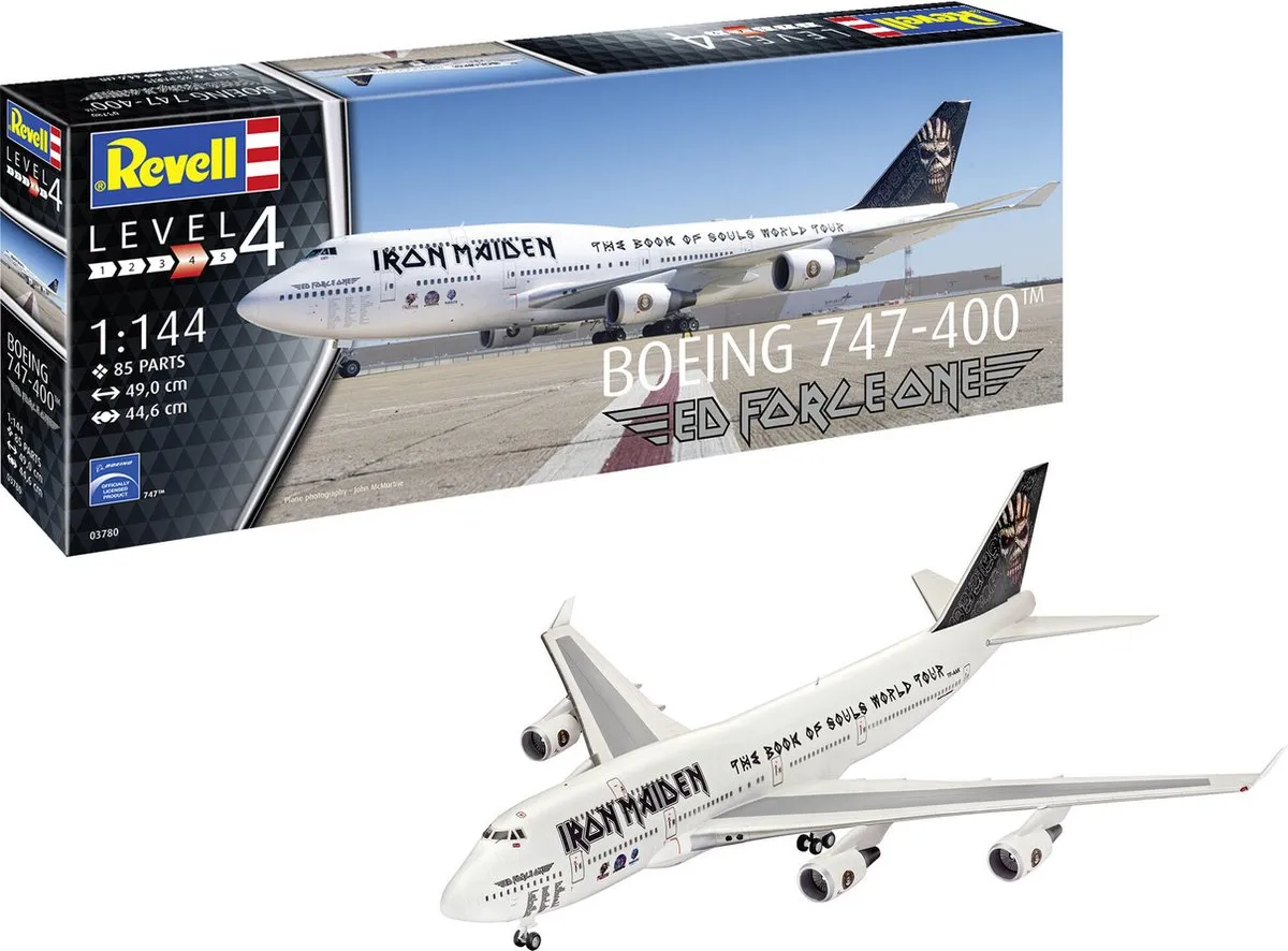 Revell Boeing 747-400 Ed Force One 1:144 Modelbouwpakket