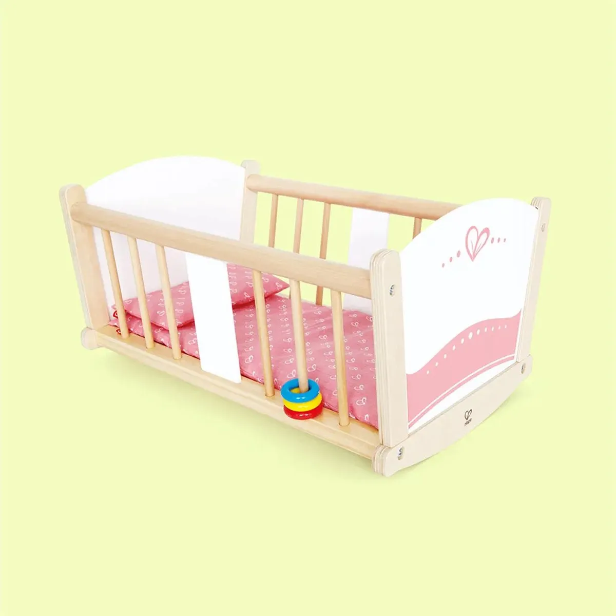 Hape Wieg Poppenhuis - veelkleurig