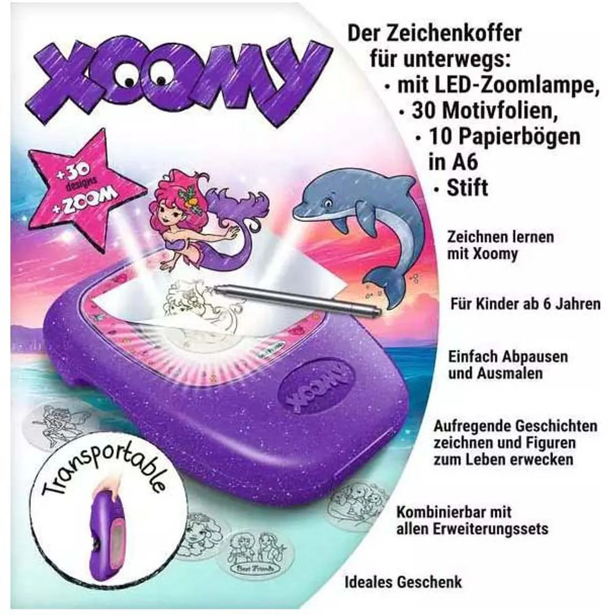 Ravensburger Xoomy Midi Tekenmachine Meerkleurig