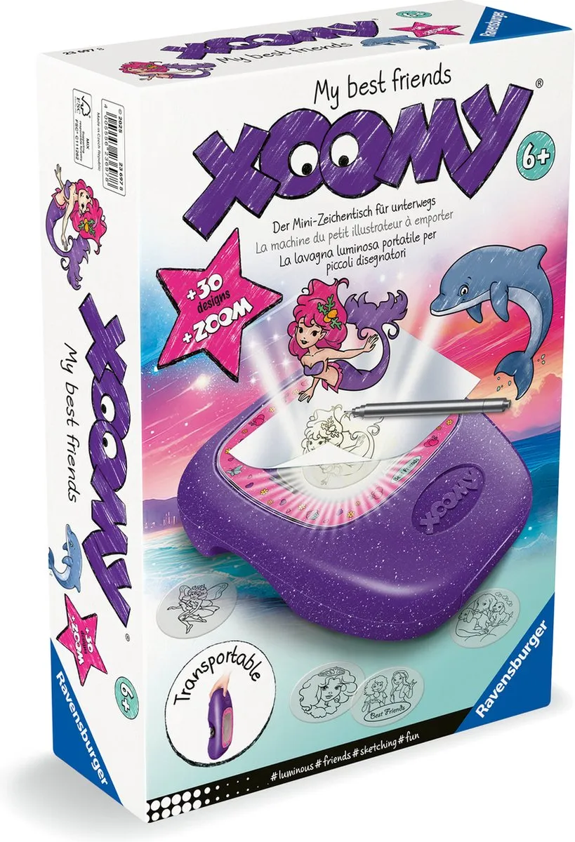 Ravensburger Xoomy Midi Tekenmachine Meerkleurig - afbeelding 6 van 6