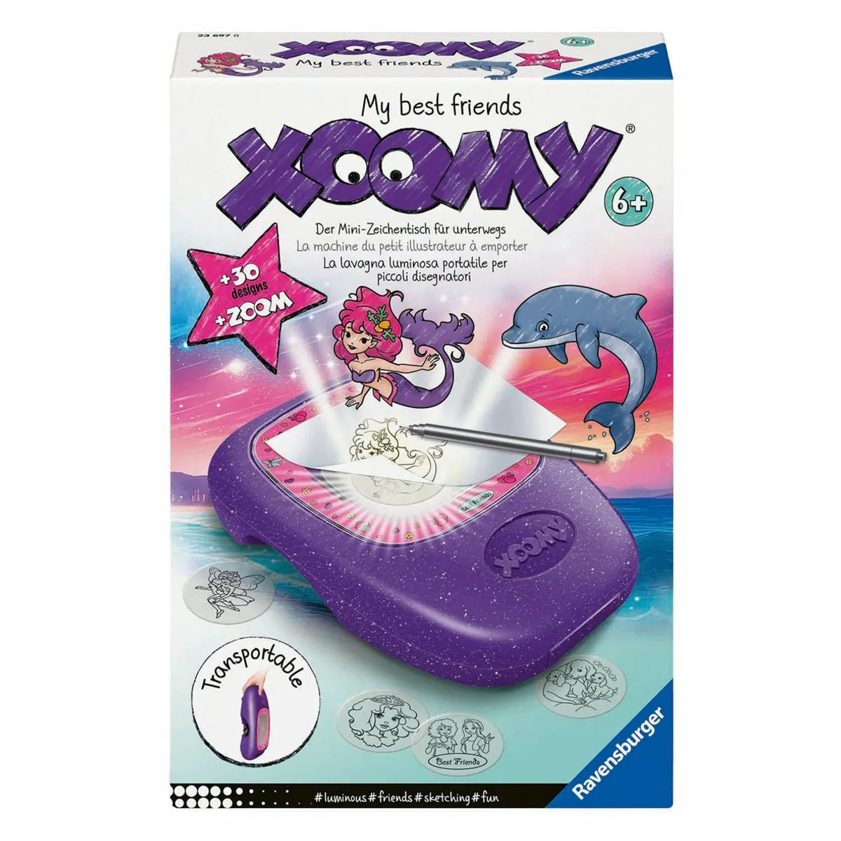 Ravensburger Xoomy Midi Tekenmachine Meerkleurig