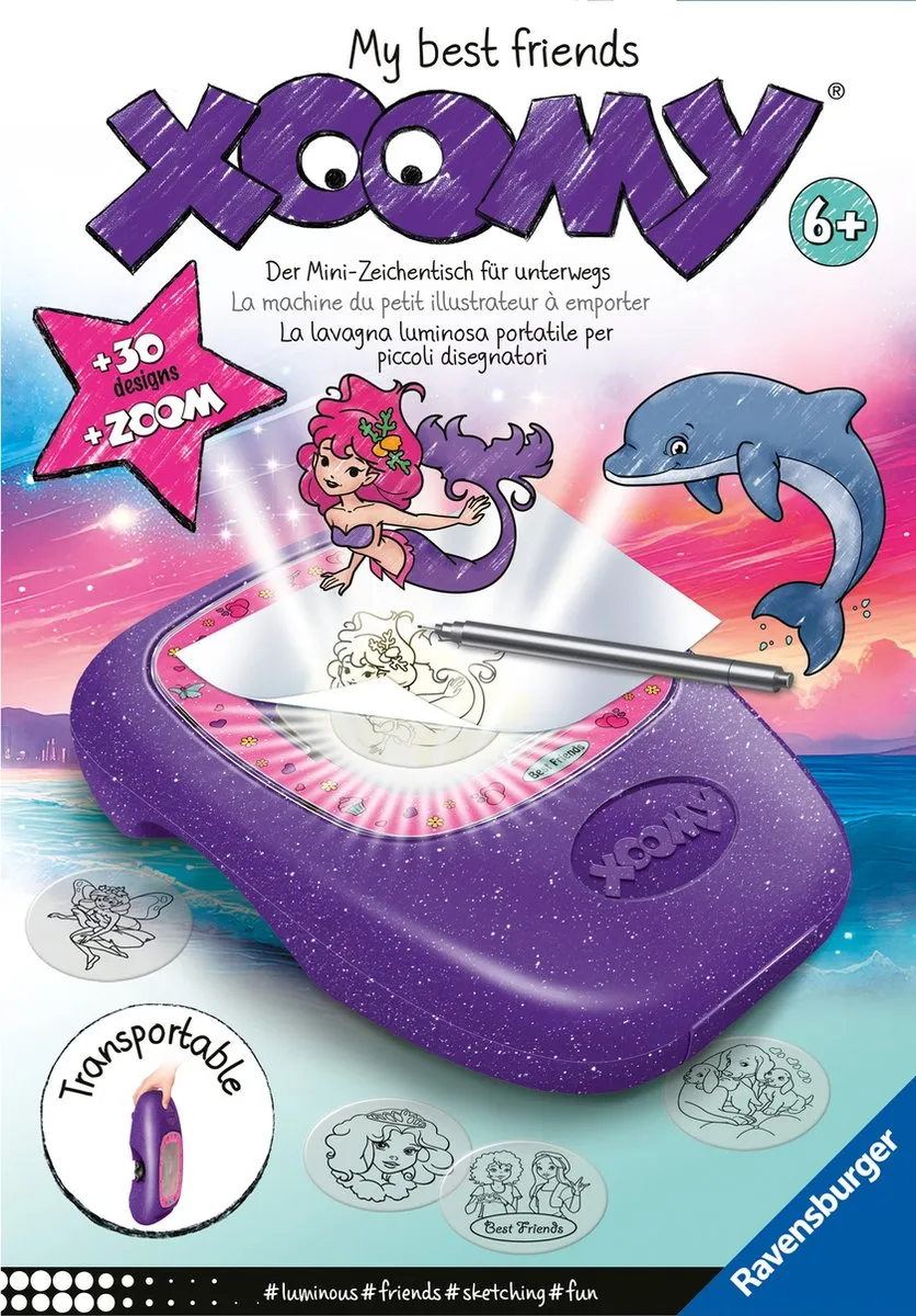 Ravensburger Xoomy Midi Tekenmachine Meerkleurig