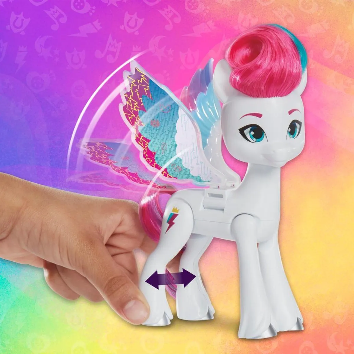 My Little Pony Magische Vleugels Zipp Storm Speelfiguur F6446