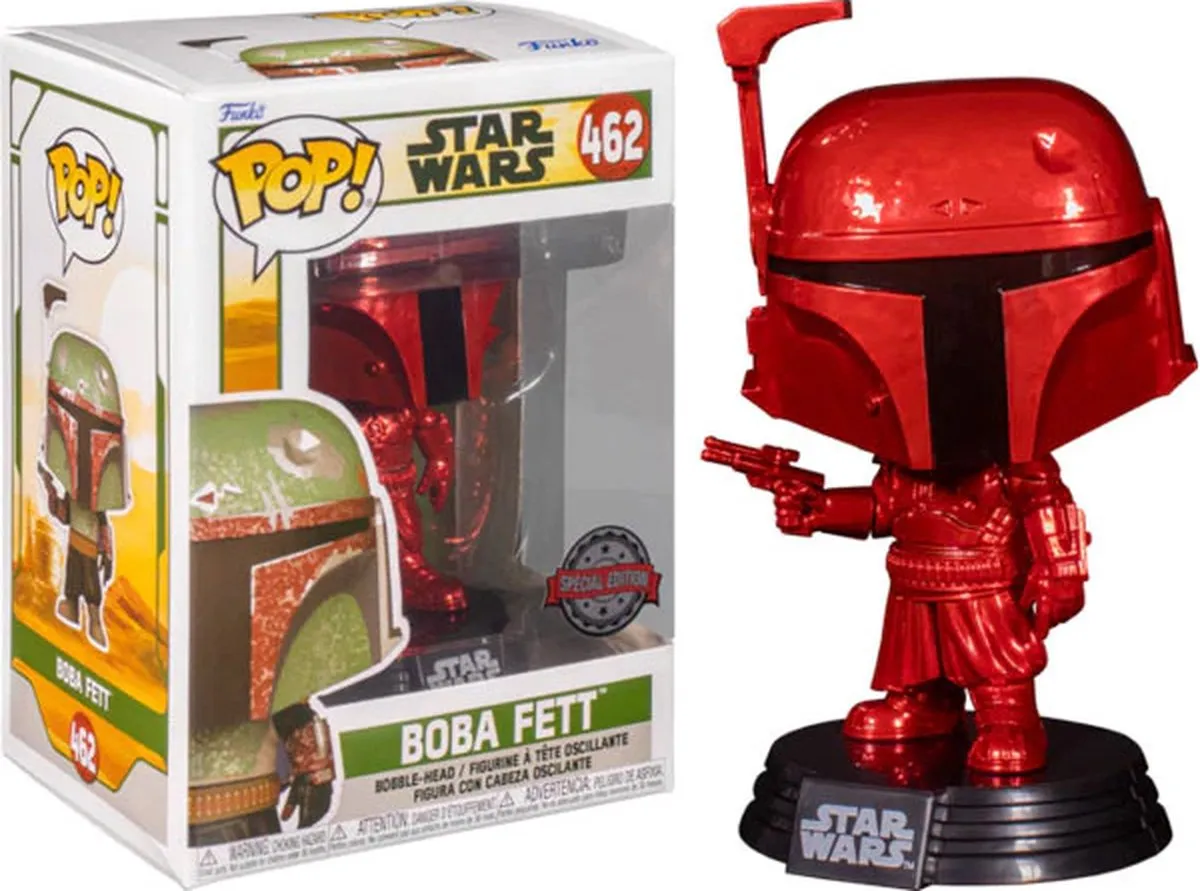 Funko Pop! Star Wars Boba Fett Red Chrome