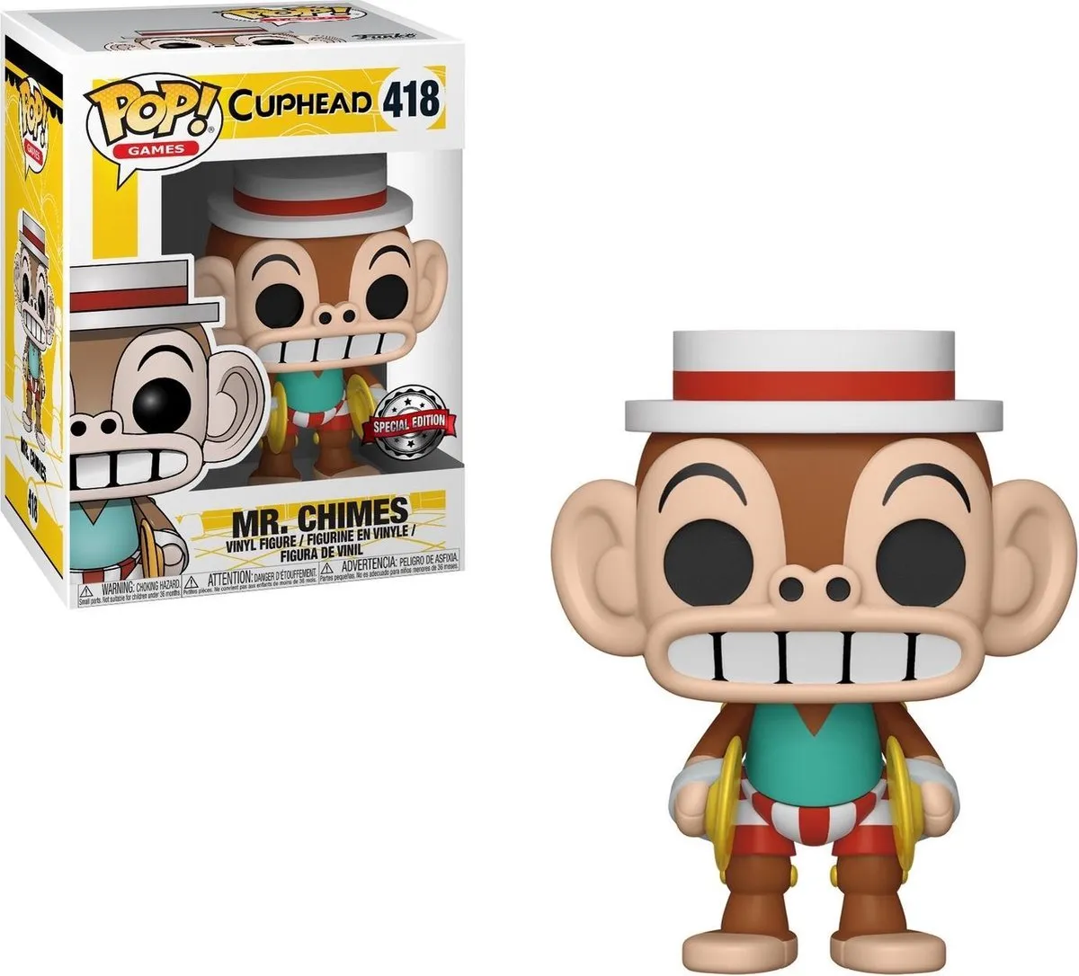 Funko Pop! Vinyl Cuphead Mr. Chimes 35005