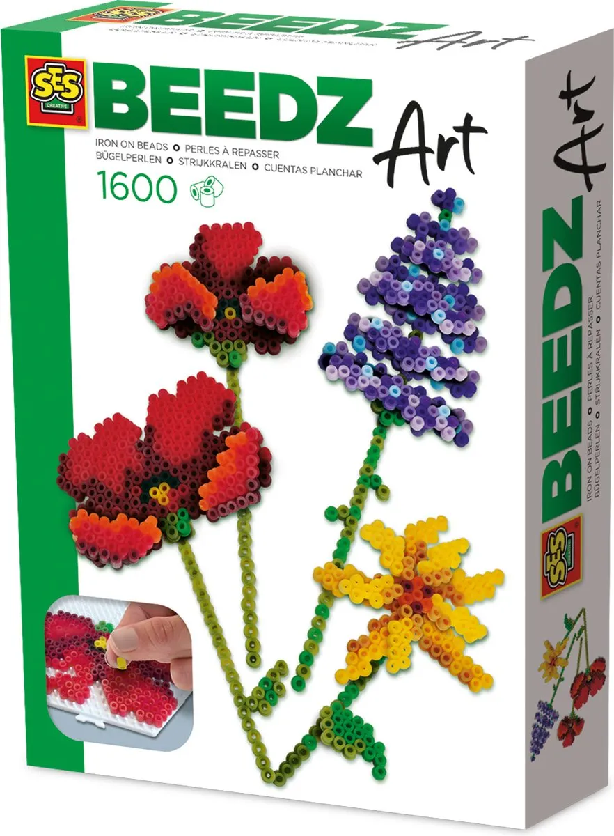 SES Creative Beedz Art 3D Mini Bloemen Boeket