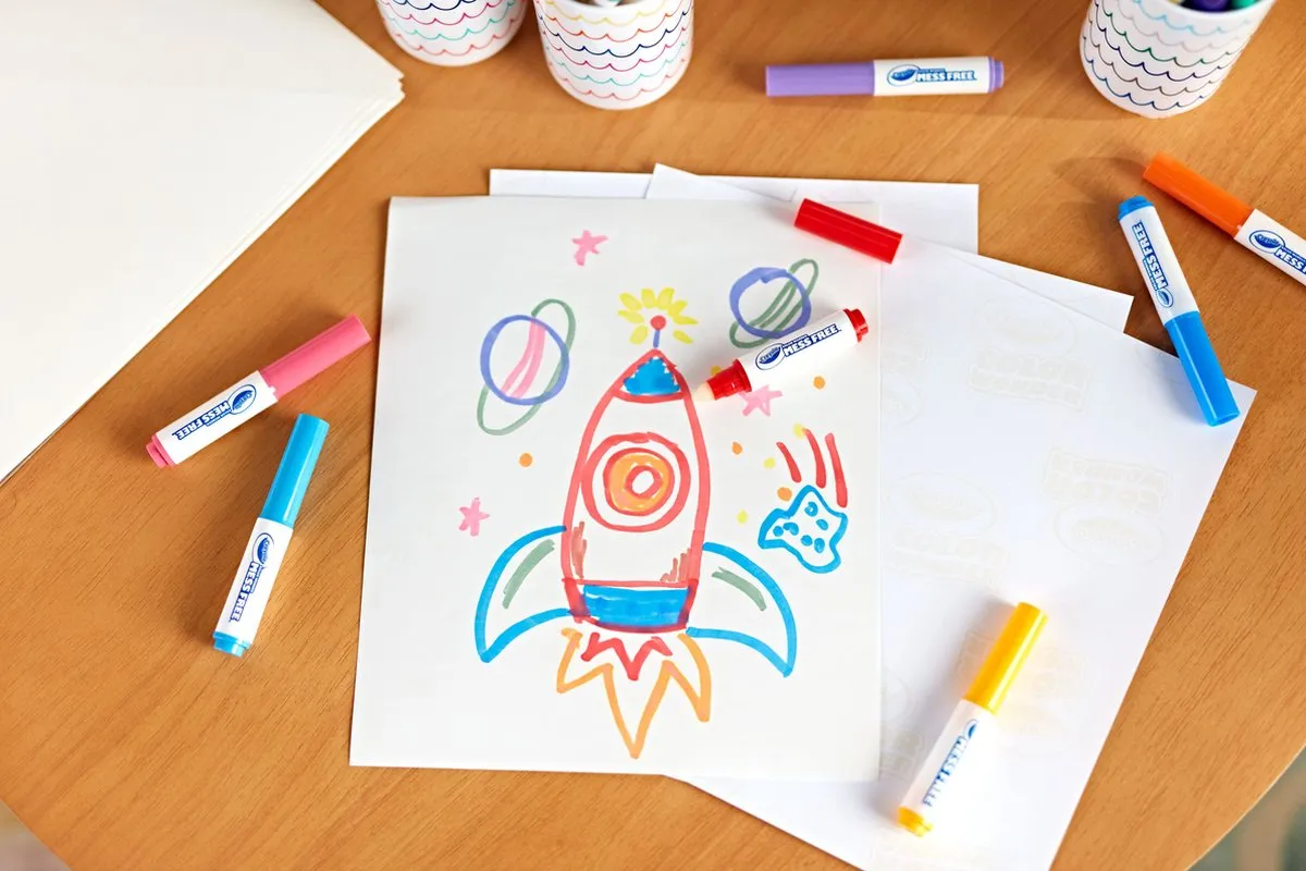 Crayola Color Wonder Mini Viltstiften 10 Stuks - Multicolor