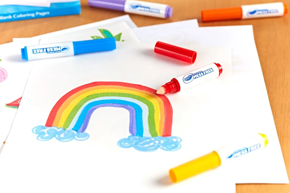 Crayola Color Wonder Mini Viltstiften 10 Stuks - Multicolor
