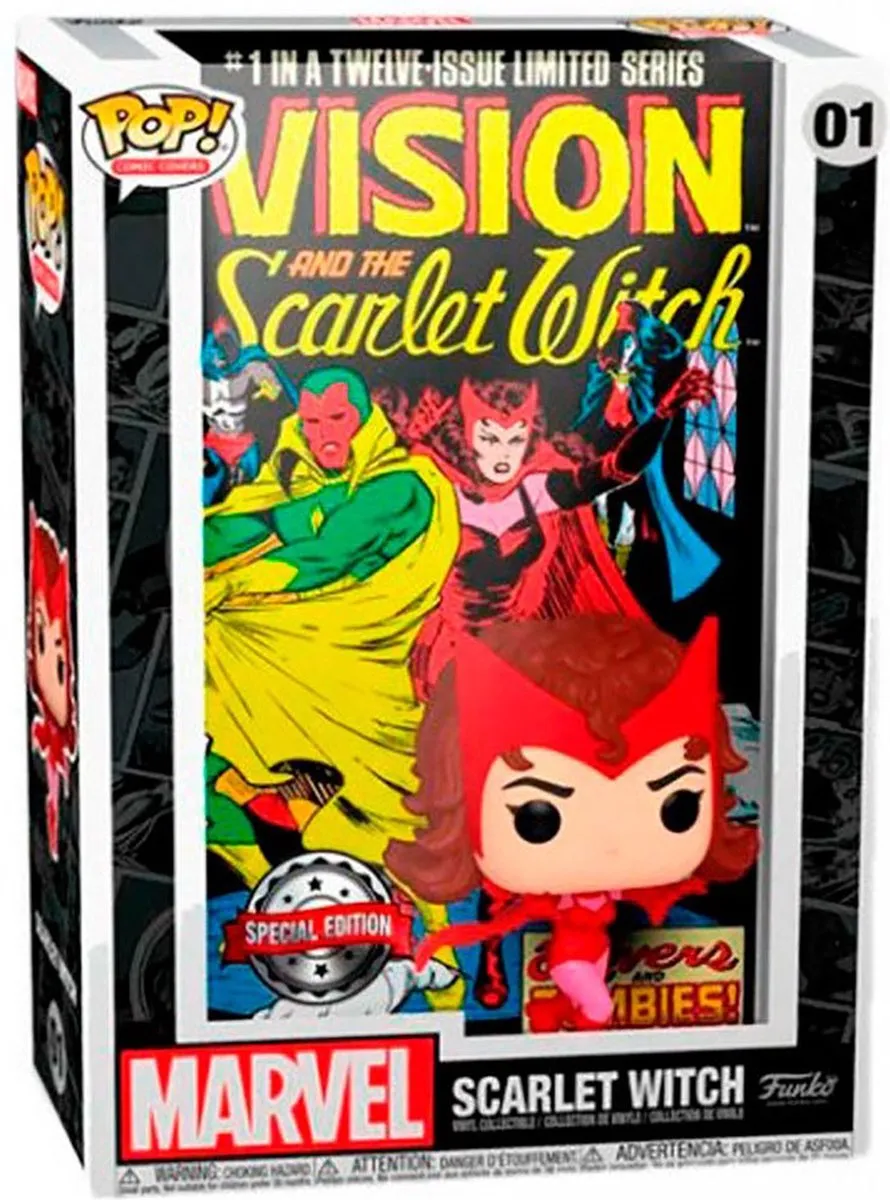Funko Pop! Marvel Scarlet Witch Exclusive #01 - WandaVision - Multi - afbeelding 4 van 4