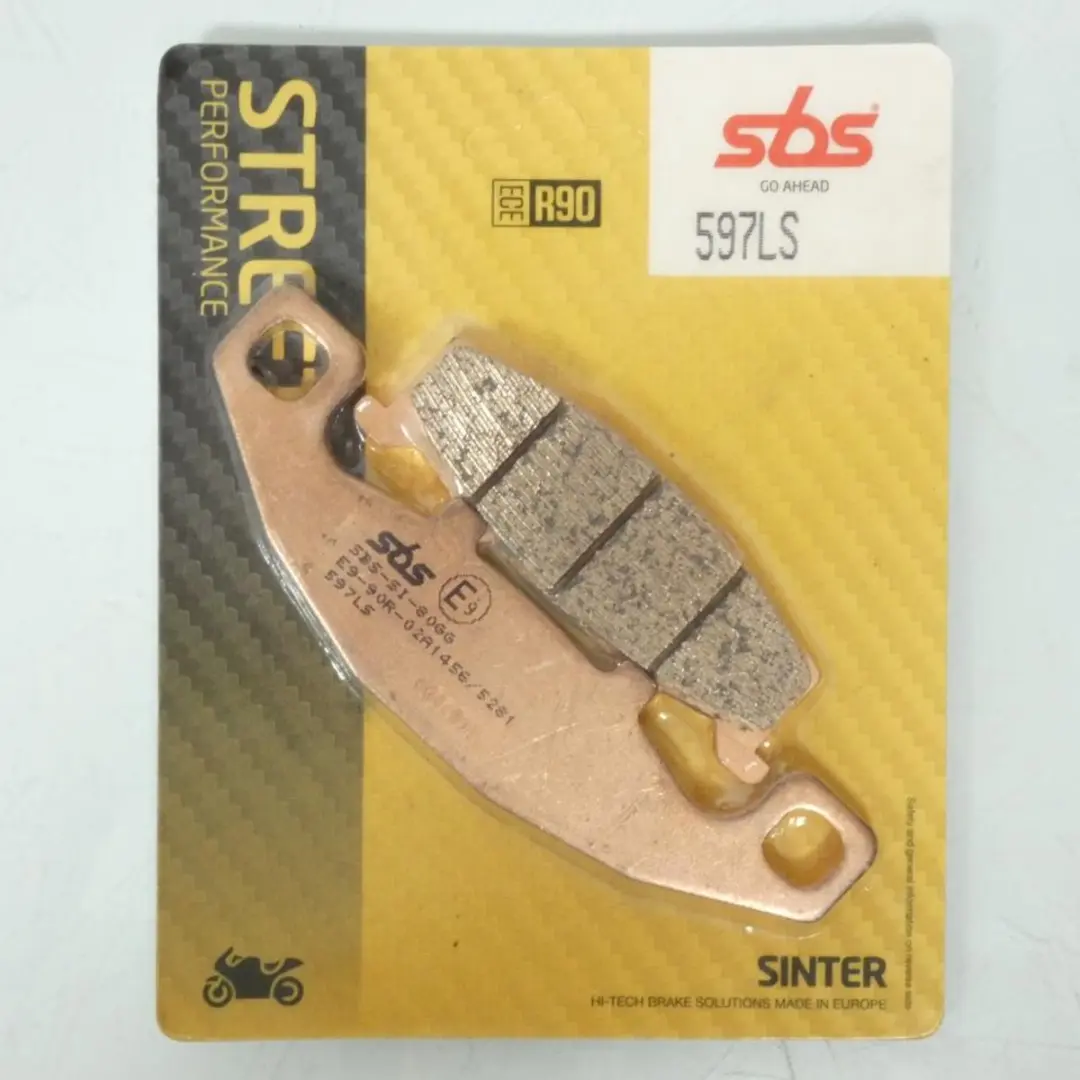 Plaquette de frein SBS pour Moto Kawasaki 600 ZZR 1990 à 1992 597LS.S Neuf