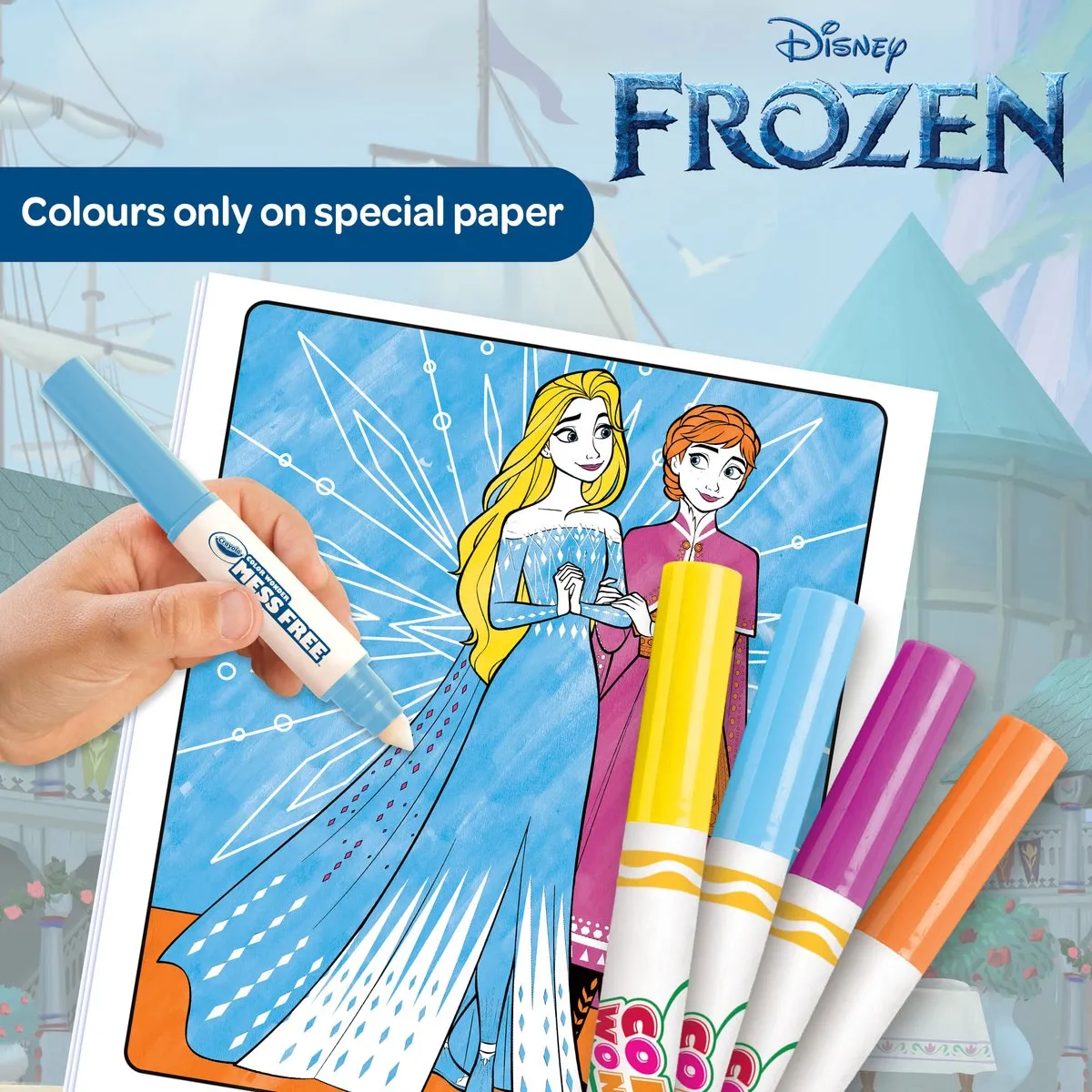 Crayola Color Wonder Disney Frozen Kleurboek - 18 Stuks