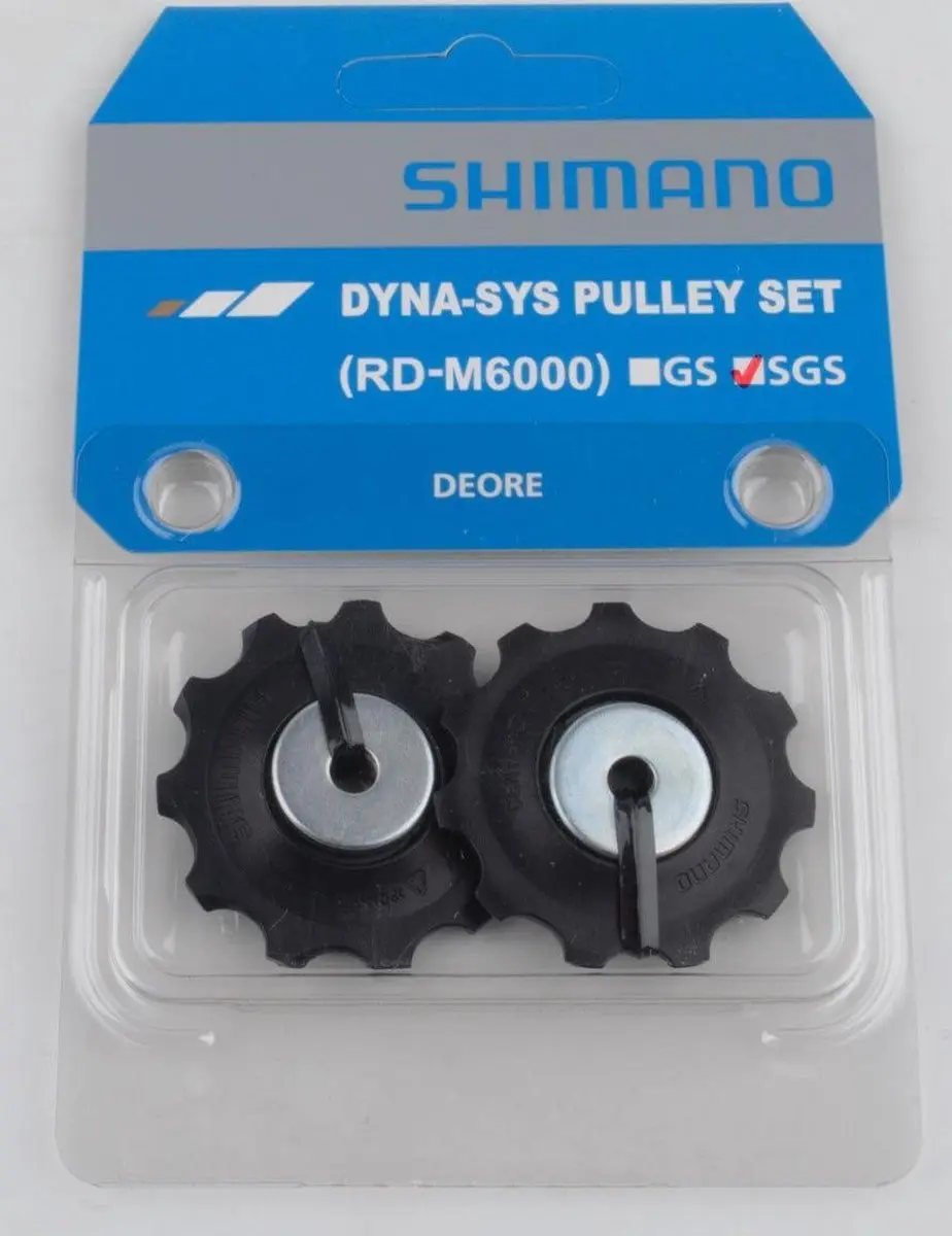 Shimano Deore RD-M6000 Derailleurwielset 10s - Zwart - 2 Stuks - afbeelding 4 van 5