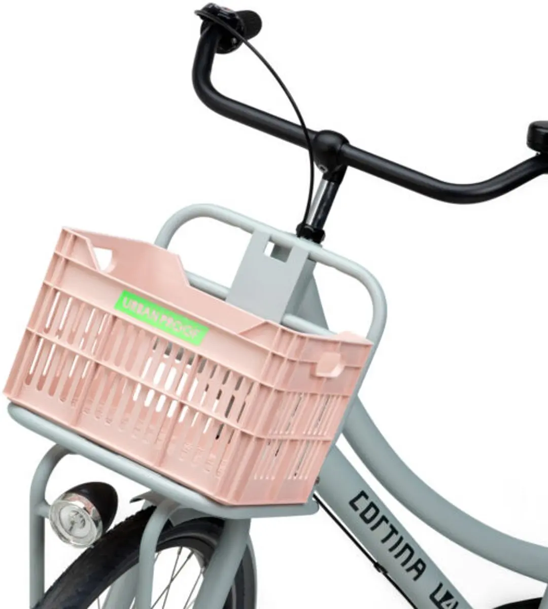 URBAN PROOF Junior Fietskrat 35L - Pastelroze - afbeelding 4 van 6