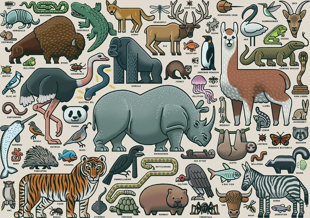 Ravensburger Wilde Dieren Legpuzzel 1000 Stuks - Multicolor