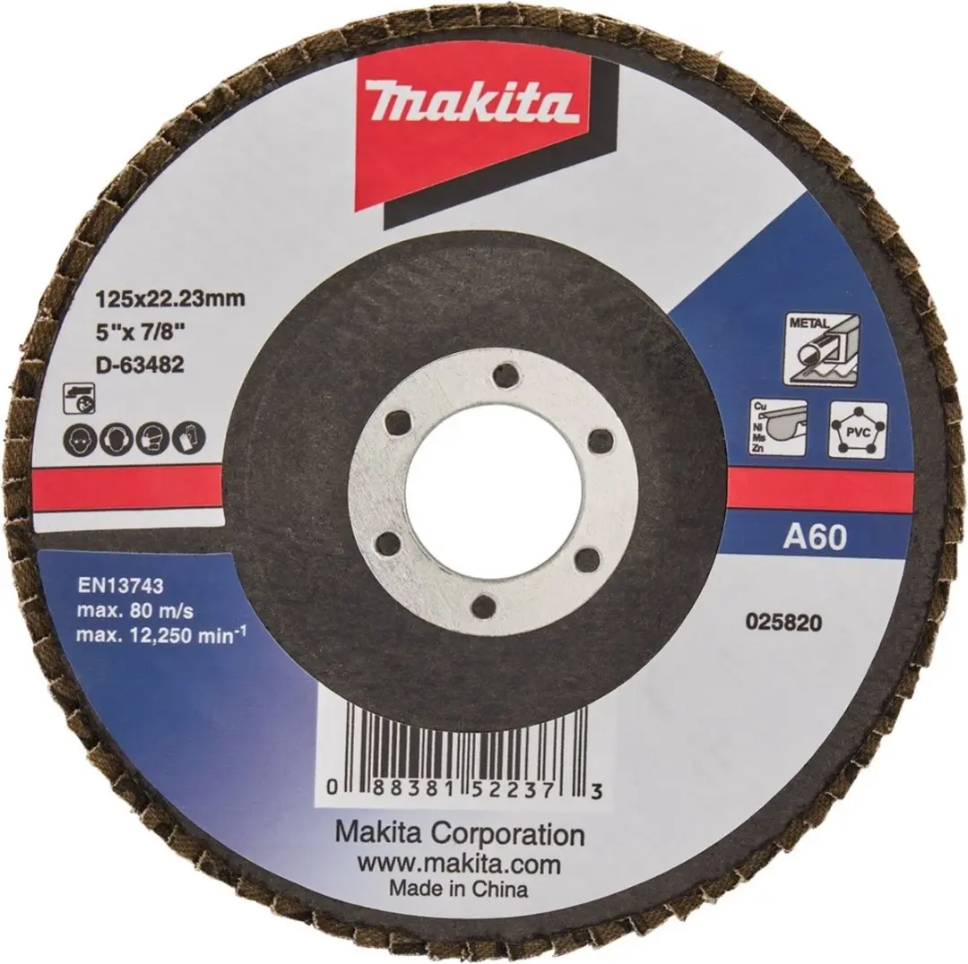 Makita D-63482 Lamellenschuurschijf 125mm