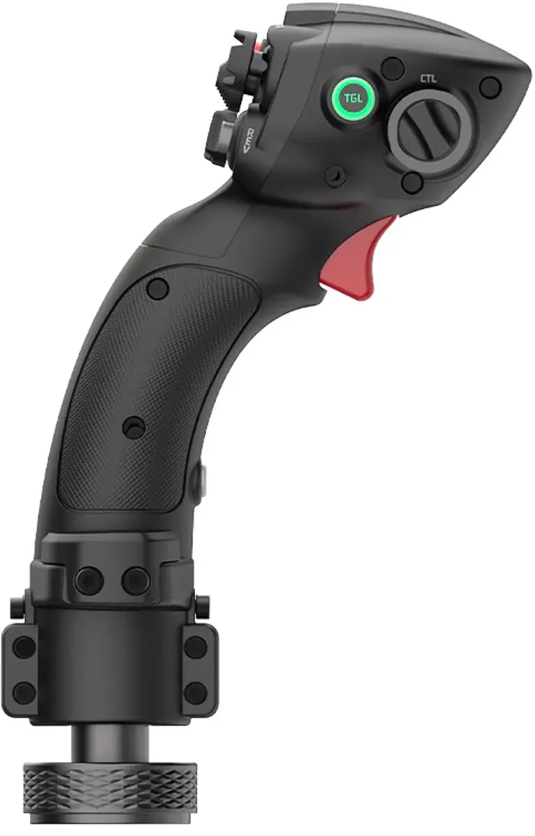 Moza Racing MHG Flightstick - Carbon - Hall-Effect - Programmeerbaar