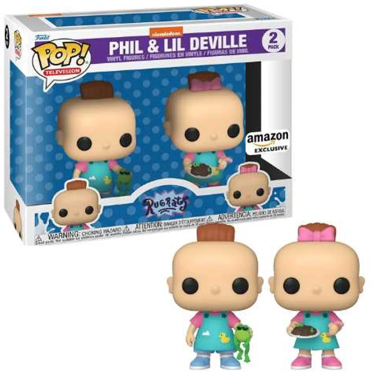 Funko POP! Phil & Lil Deville Rugrats 2-Pack - Multicolor