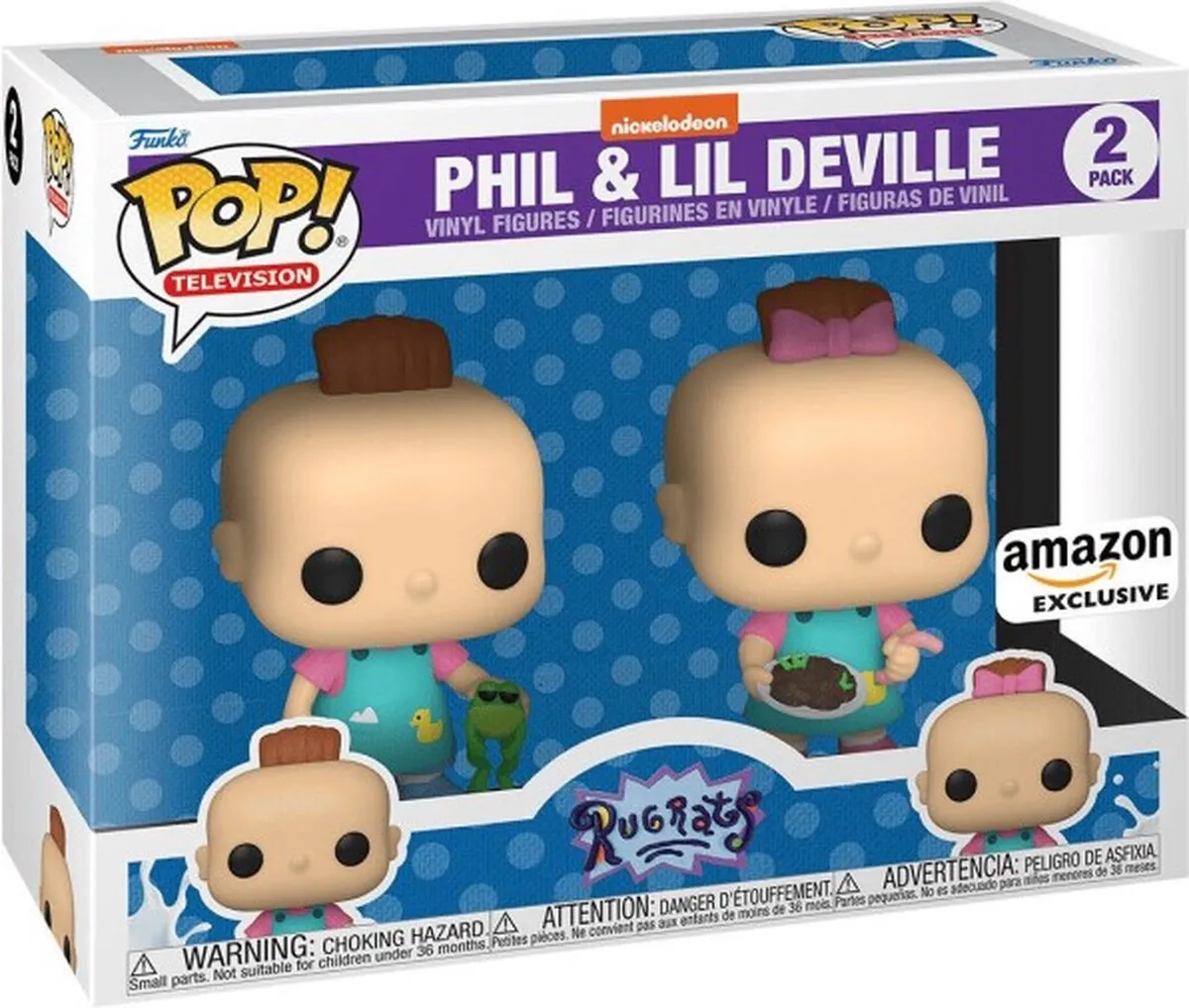 Funko POP! Phil & Lil Deville Rugrats 2-Pack - Multicolor