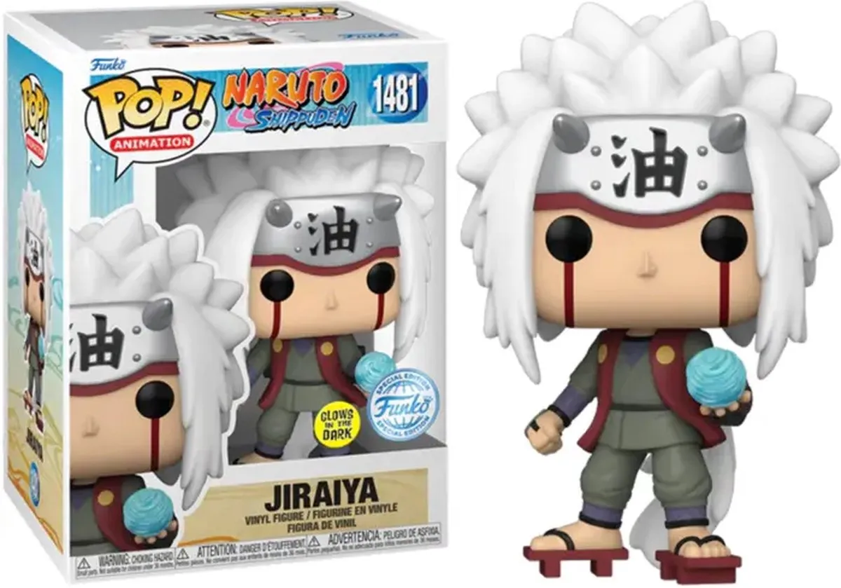 Funko Pop! Naruto Jiraiya met Rasengan GITD Exclusief