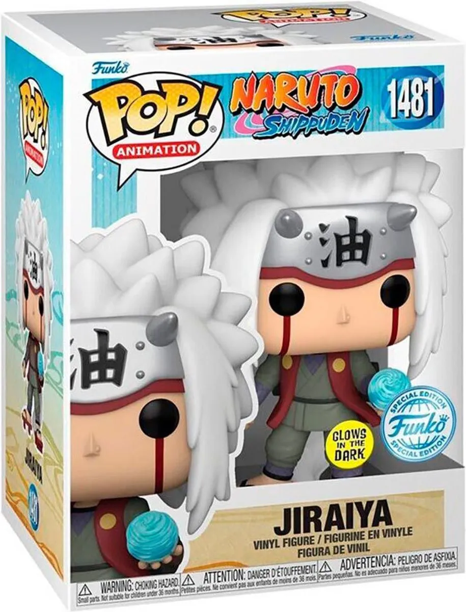 Funko Pop! Naruto Jiraiya met Rasengan GITD Exclusief