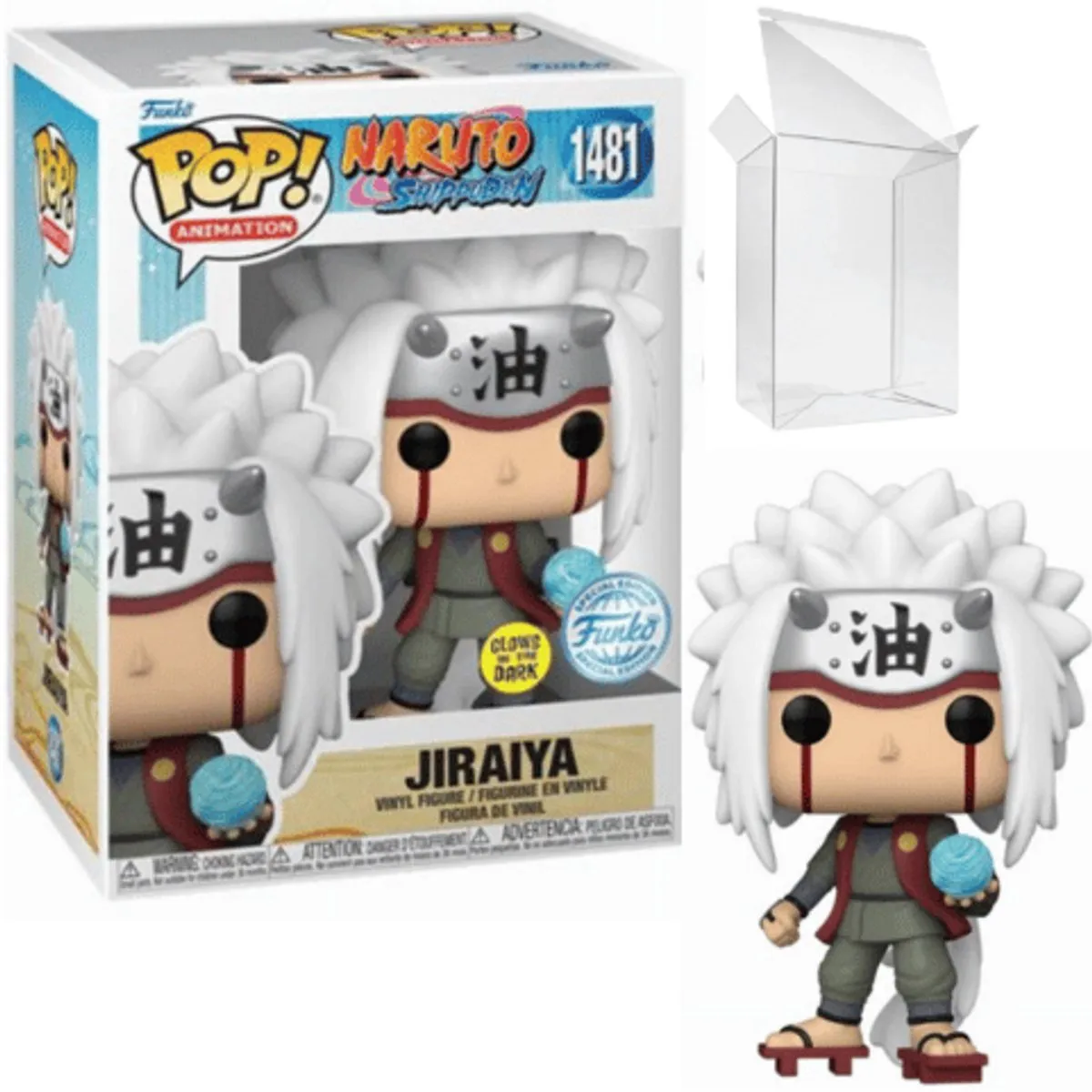 Funko Pop! Naruto Jiraiya met Rasengan GITD Exclusief