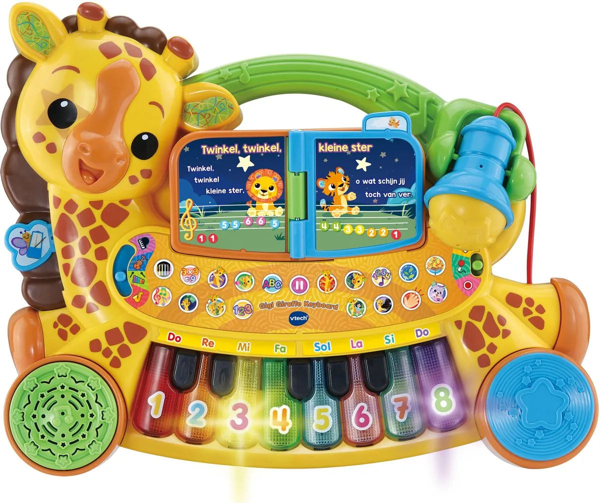 VTech Jimmy Giraffe Baby Muziektoetsenbord