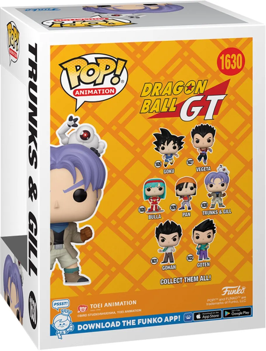 Funko Pop! Dragon Ball GT Trunks & Gill 72092 Vinylfiguur - Multicolor