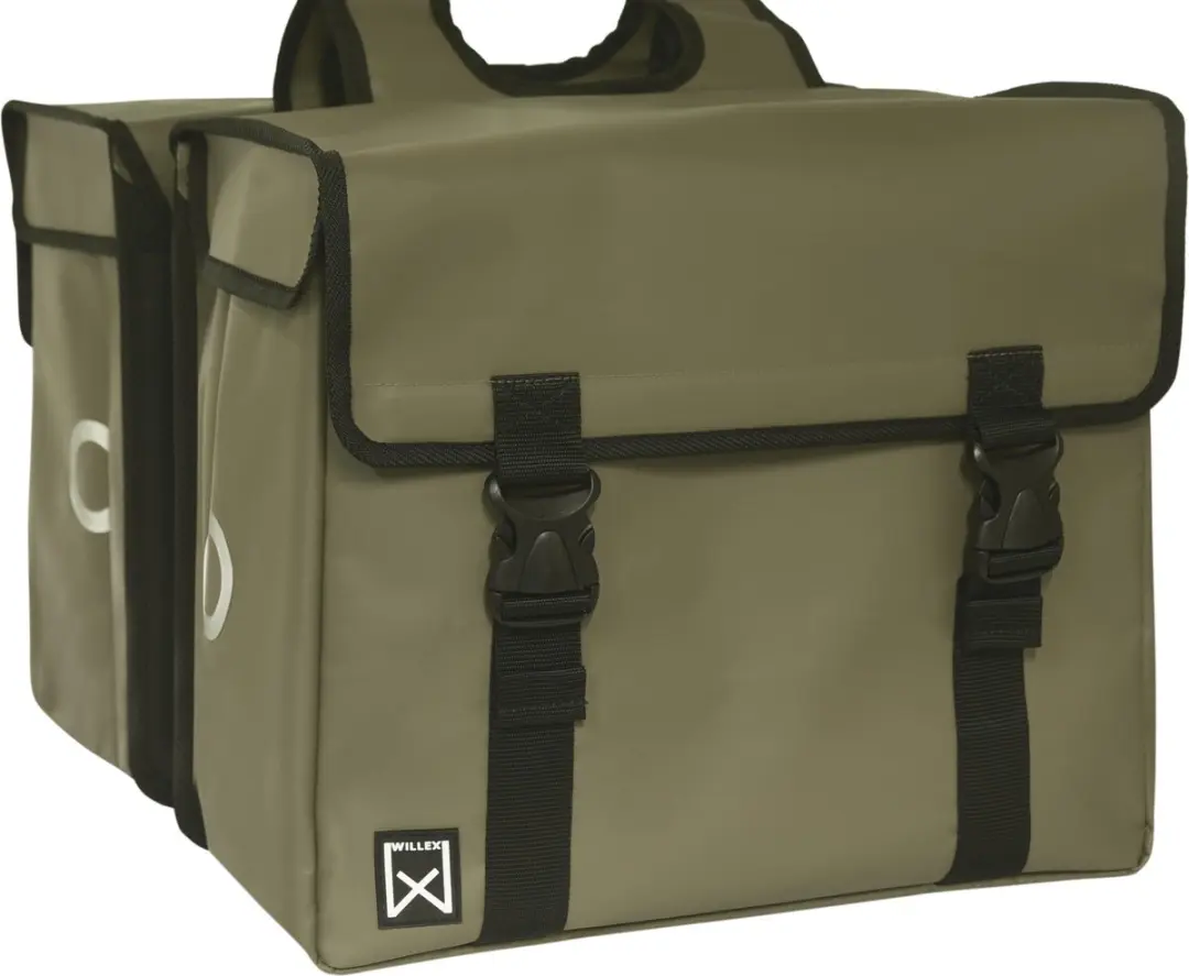 Willex Dubbele Bisonyl Tas olijfgroen 40L