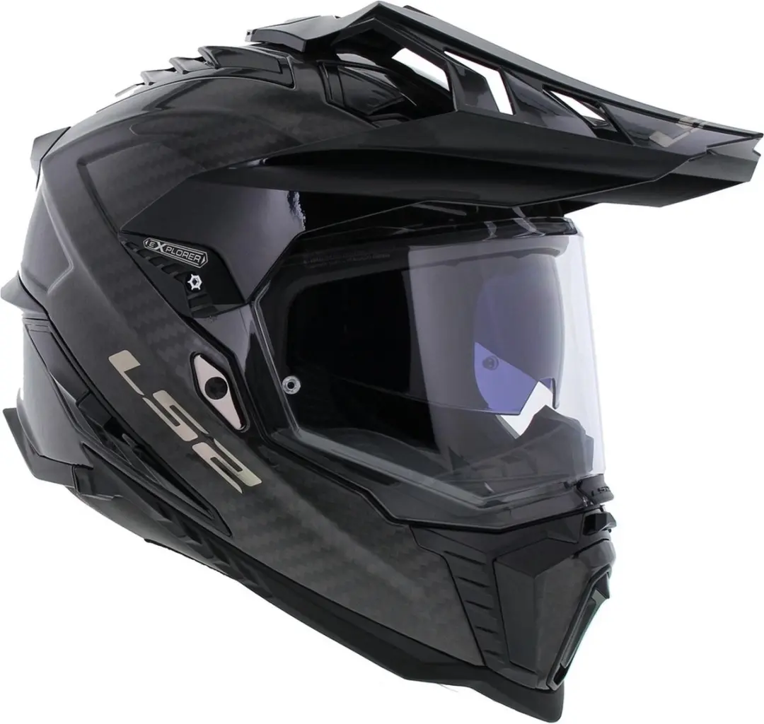 LS2 Explorer MX701 Helm - Maat L - Glans Carbon Zwart