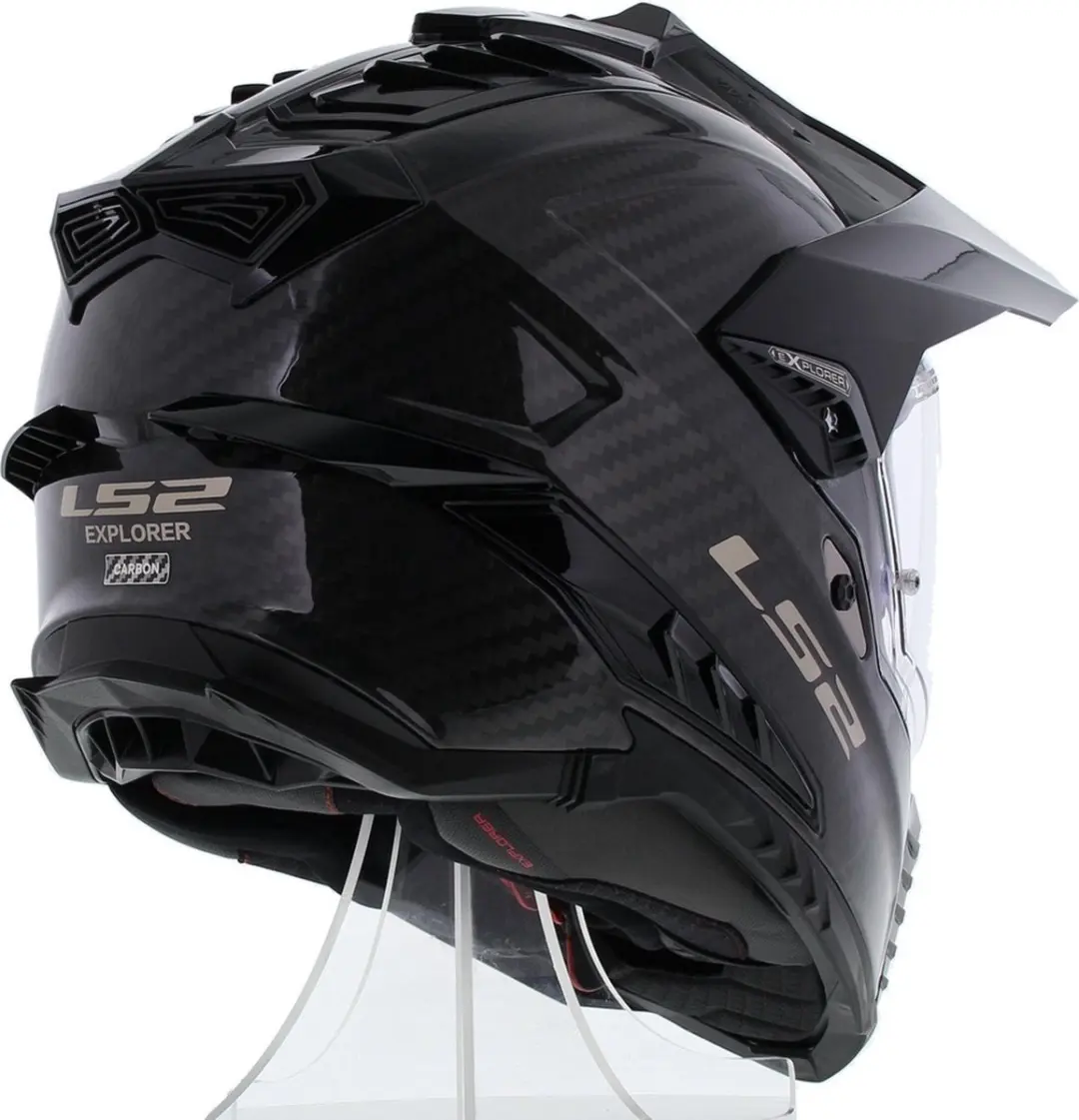 LS2 Explorer MX701 Helm - Maat L - Glans Carbon Zwart