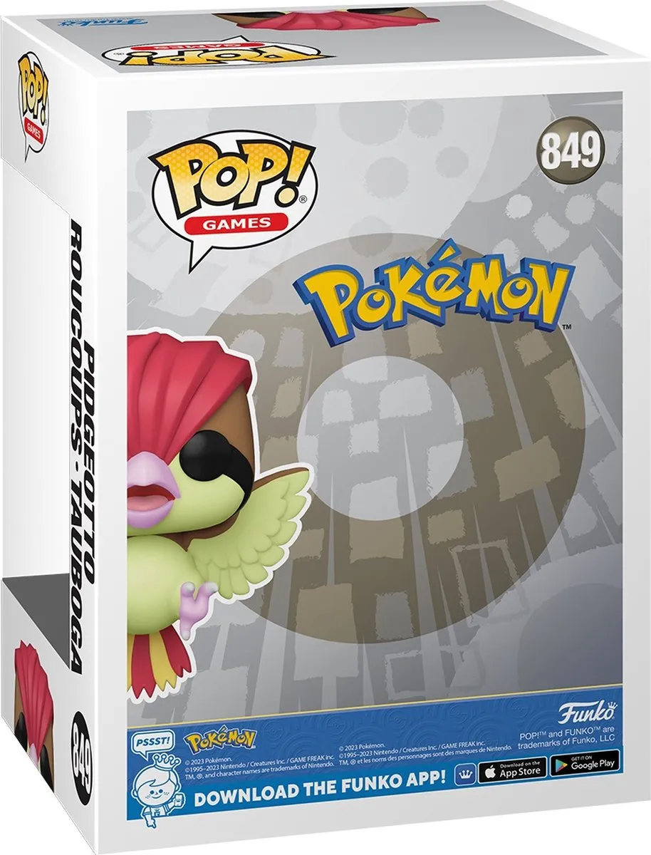 Funko Pop #849 Pokémon Pidgeotto - afbeelding 6 van 6