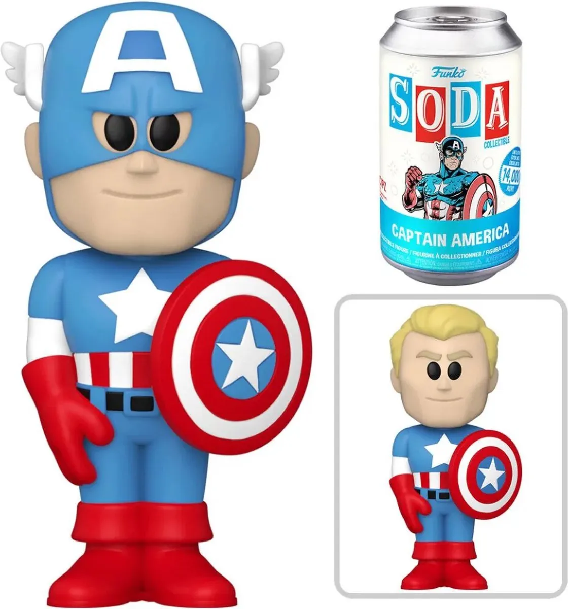 Funko Soda Pop! Captain America Vinyl