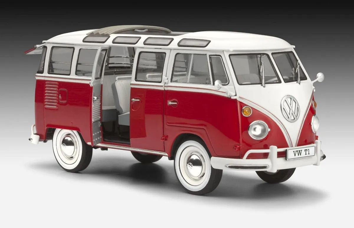 Revell 07399 Volkswagen T1 Samba Bus Modelbouwpakket 1:24 - Multi