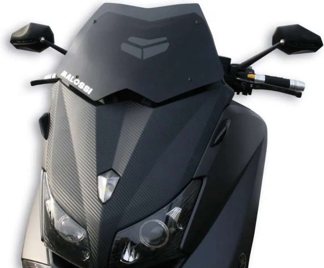 Bulle Malossi sport fumé foncé pour scooter Yamaha 530 Tmax 2012 à 2016 Neuf