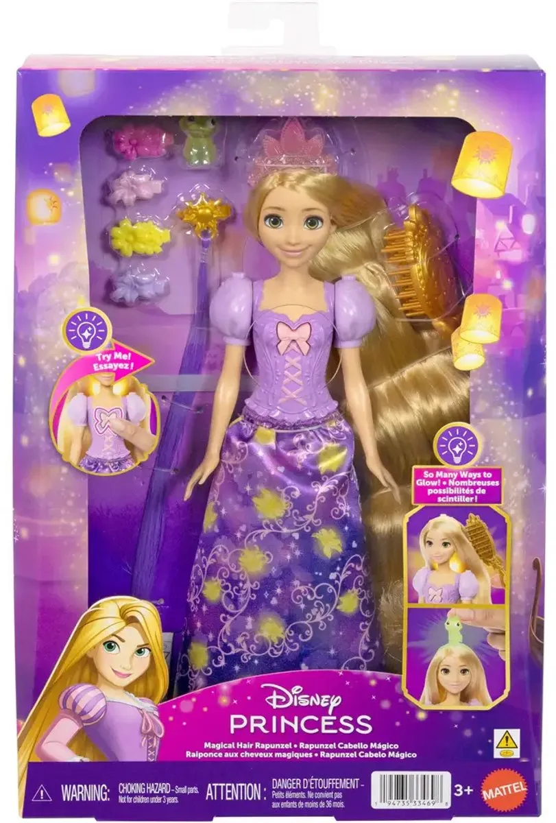 Disney Princess Rapunzel Lichtgevend Haar Modepop JHL46