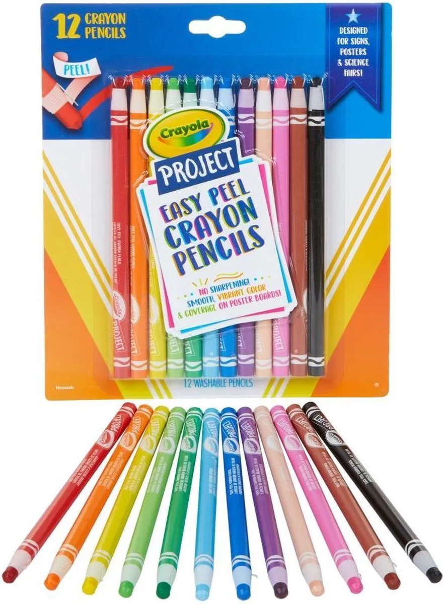 Crayola Easy Peel Potloden