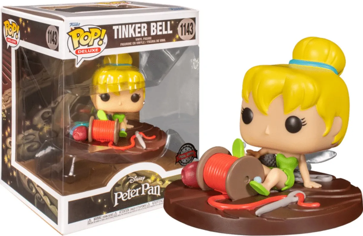 Funko Pop! Deluxe Peter Pan Tinker Bell Spool US Exclusive 58794 - Multicolor
