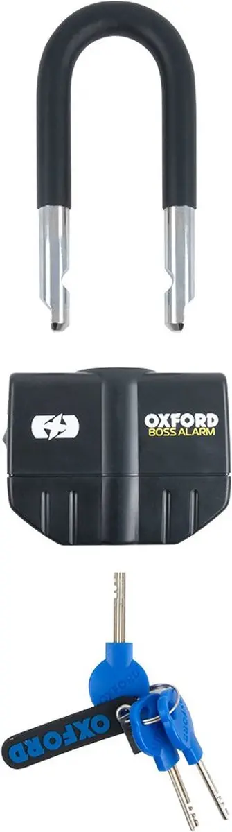 Oxford ART-4 Kettingslot met Alarm 2m - ART-4 gecertificeerd - Zwart