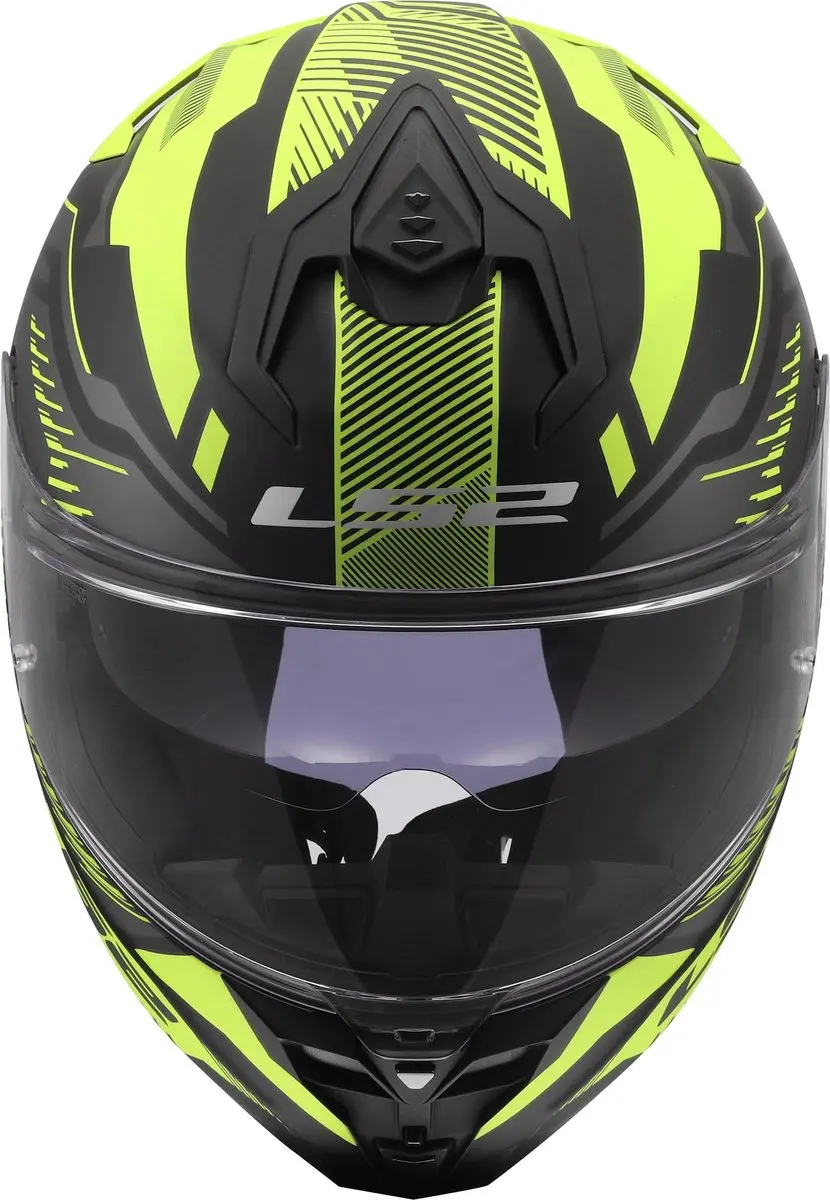 LS2 FF817 Challenger II Dravix Helm - XS - Geel/Zwart