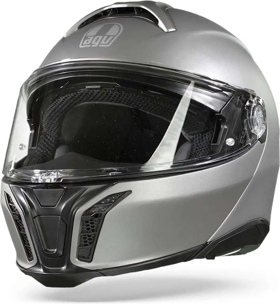 AGV Tourmodular Solid Luna Grijs Mat Systeemhelm XXL