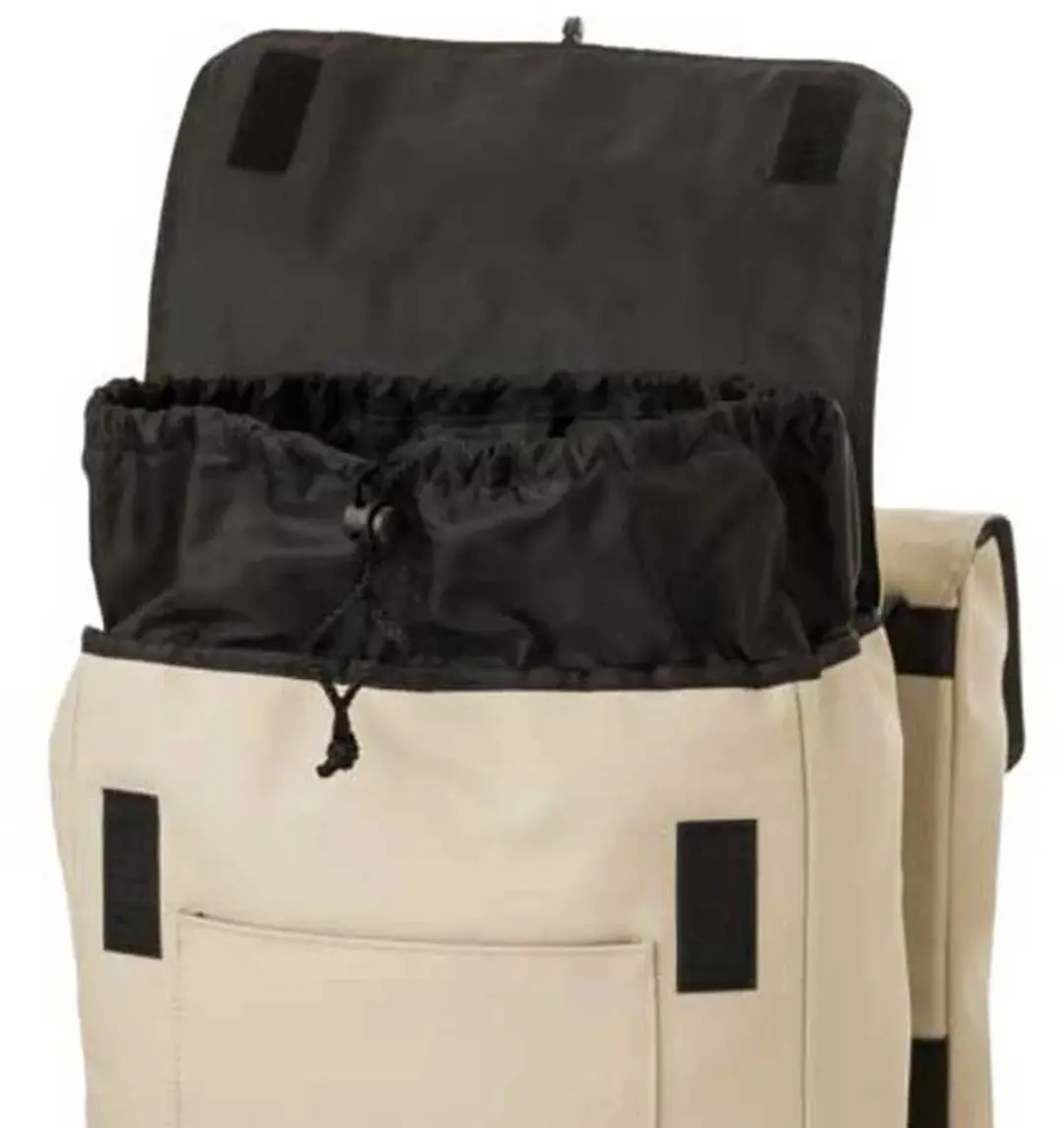 FastRider Jaxx II Dubbele Fietstas 28L - MIK-Compatibel - Taupe