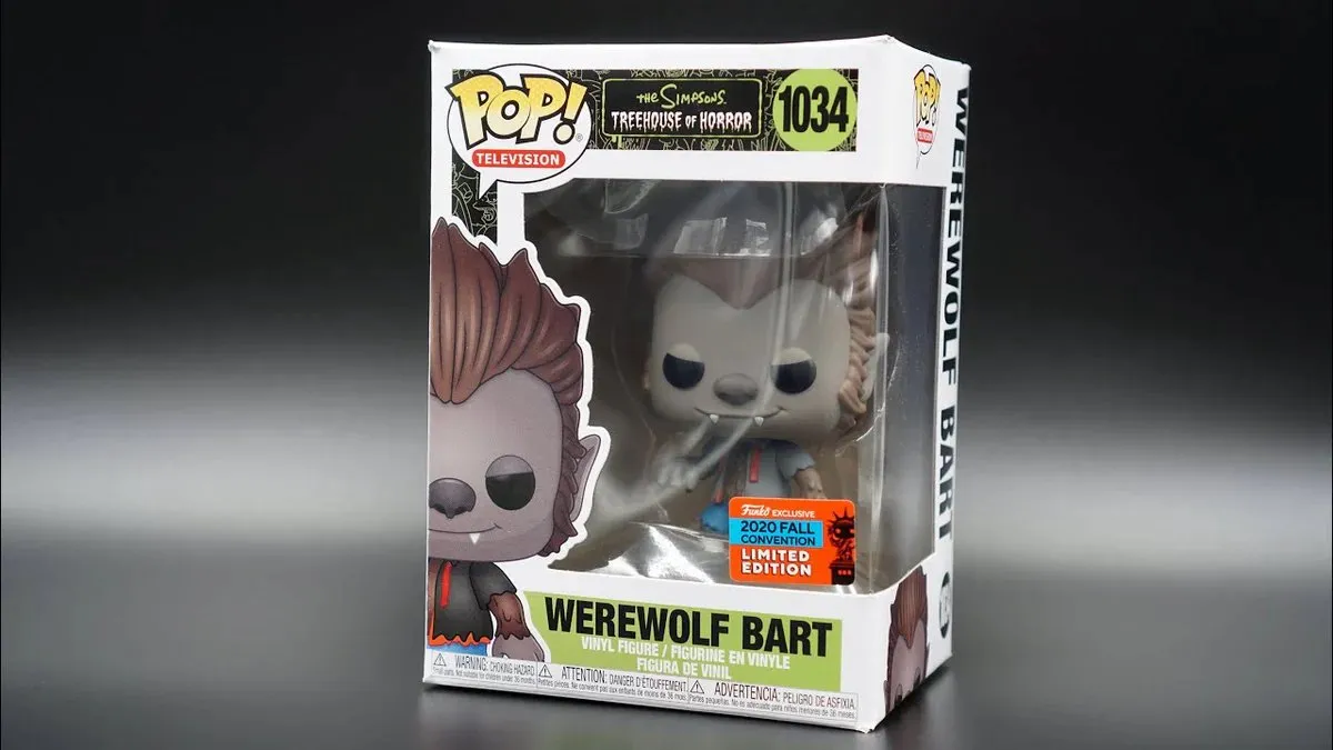 Funko Pop! The Simpsons Treehouse of Horror Werewolf Bar #1034 - Grijs - afbeelding 2 van 3