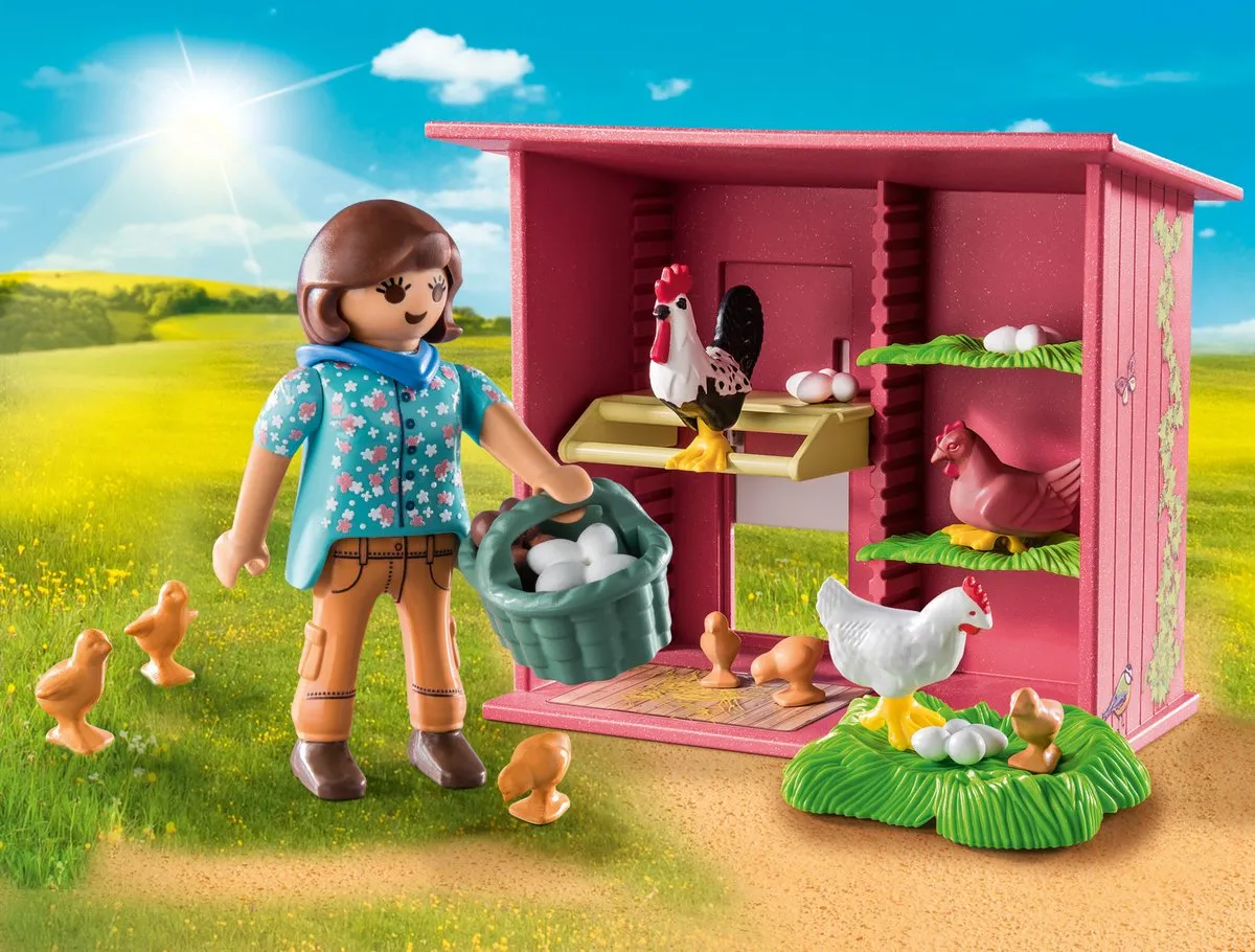 Playmobil Country Kippenhok 71308 - Multicolor