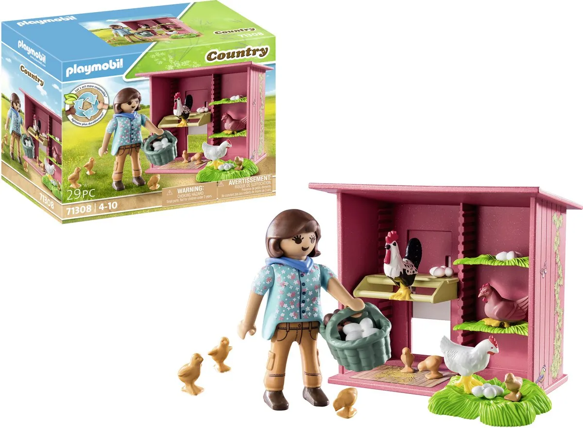 Playmobil Country Kippenhok 71308 - Multicolor - afbeelding 6 van 6
