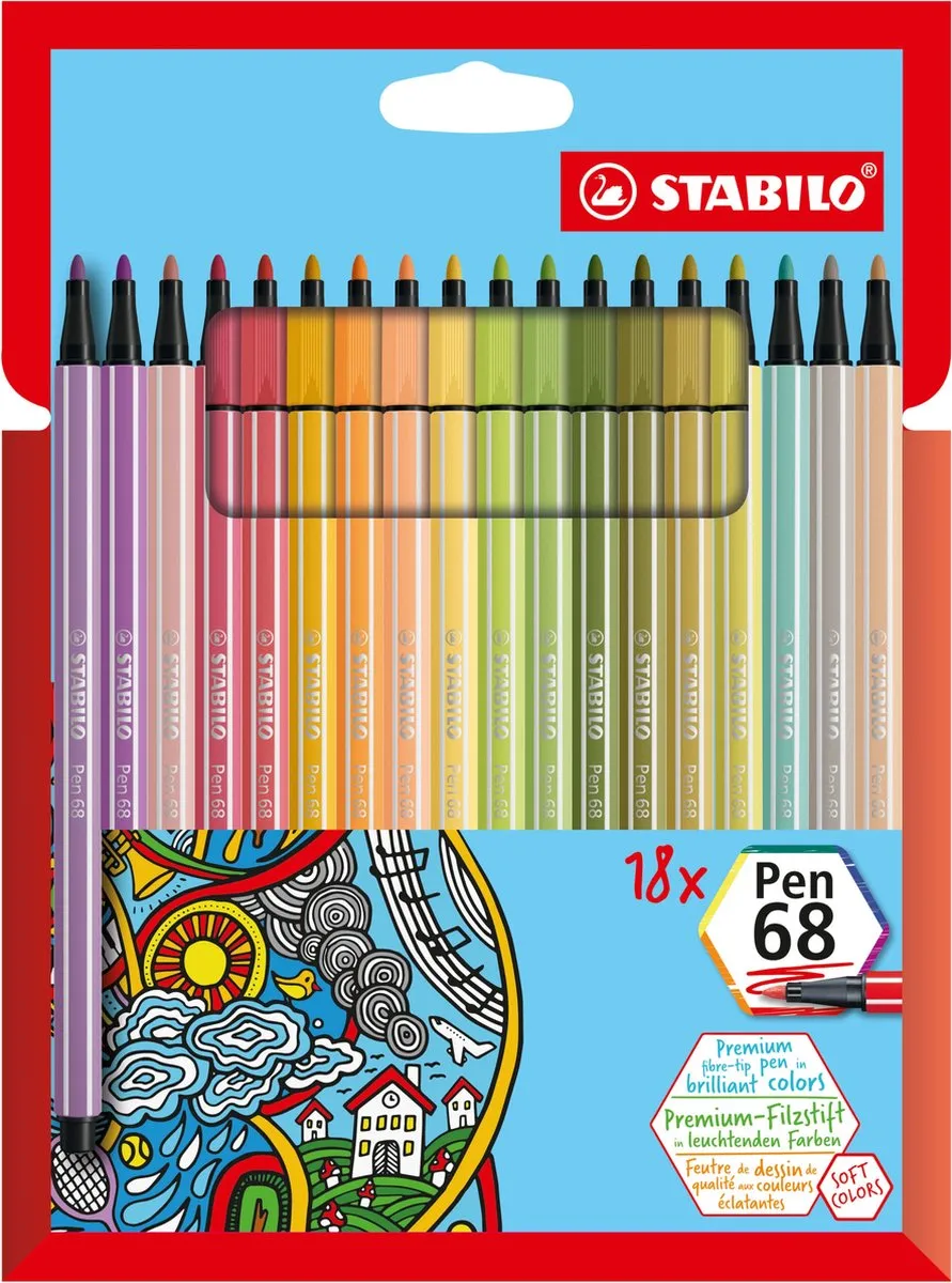 STABILO Pen 68 Premium Viltstift