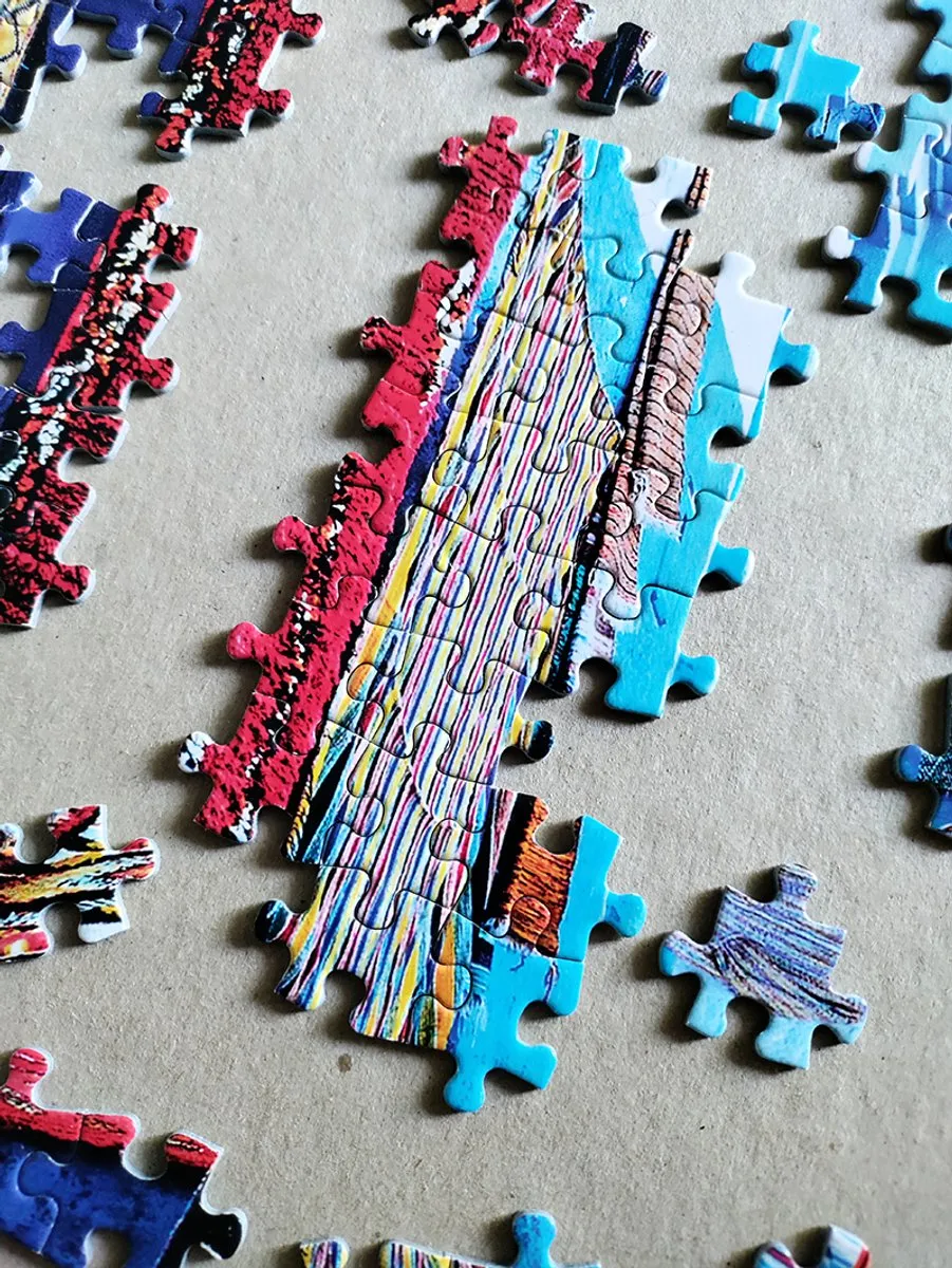 Tactic Puzzel Around the World Chefchouen Marokko 1000 Stuks - Multicolor