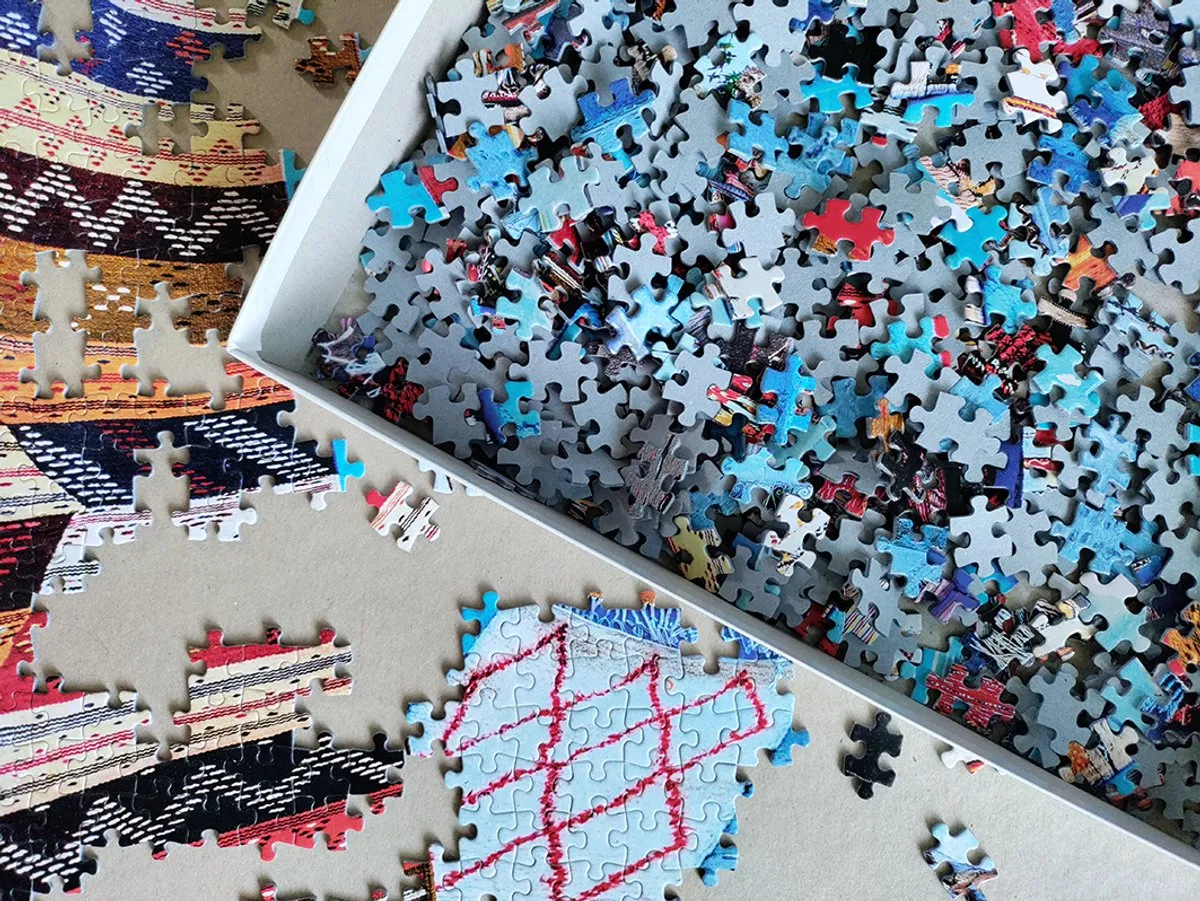 Tactic Puzzel Around the World Chefchouen Marokko 1000 Stuks - Multicolor
